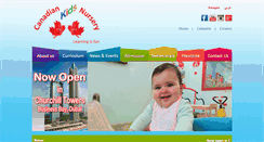Desktop Screenshot of canadiankidsnursery.com